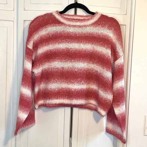 BB Dakota Pink Please Fuchsia Cropped Sweater - Picture 2 of 12